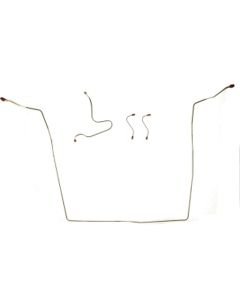 Nova Brake Line Set, Manual Drum in Stainless Steel, 1962-1964