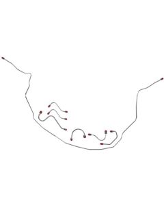 Nova  Front Brake Line Set, Manual Disc, Steel, 1967