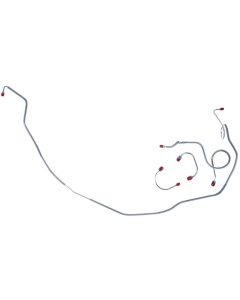 Nova Brake Line Set, Power Disc, Steel, Five Piece Set, 1975