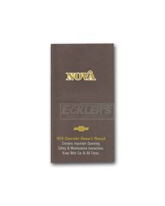 Nova Owner's Manual, 1979