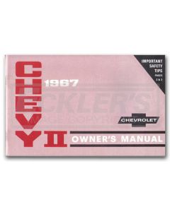 Nova Chevy II Owner's Manual, 1967