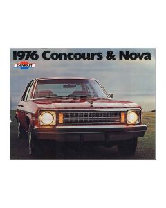 Nova And Concours Sales Brochure, 1976