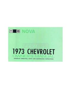 Nova Owner's Manual, 1973