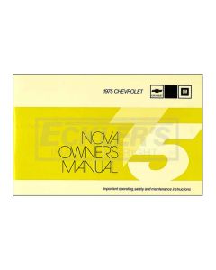 Nova Owner's Manual, 1975