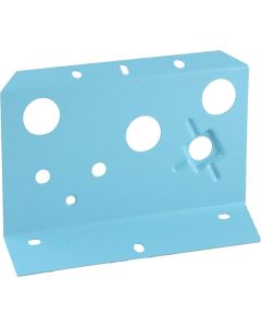 Nova, Blue, Oil And Fuel Gauge Mount Plate, Front, 1968-1974