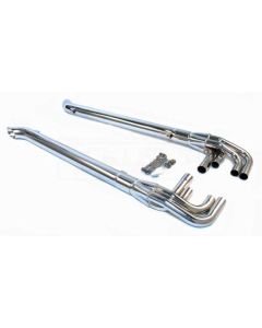 Nova Patriot Exhaust Chrome Lake Pipes '4', 1962-79