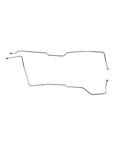 1967-72 Chevy II- Nova Transmission Cooler Lines, Stainless Steel, 700R4 With Large Radiator