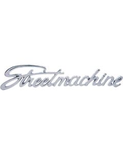  II "Street Machine" Script Emblem, Chrome, 1962-1979