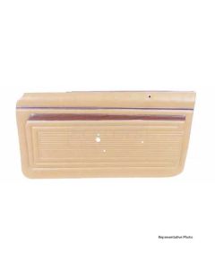 1970 Nova Distinctive Front Door Panels With Rosewood Strip, Custom And Super Sport, Unassembled