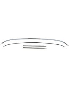 1962-1967 Chevy Nova 2-Door Sedan Windshield Molding Set