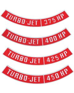 Nova And Chevy II Air Cleaner Emblem, Turbo Jet, 1962-1979
