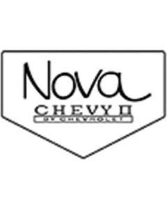 Legendary Auto Interiors Nova Floor Mat, Vinyl With Chevrolet Script 1968