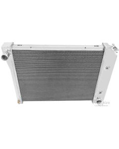 1969-1979 Chevy Nova Champion Aluminum Radiator, Two Row, Saddle Mount