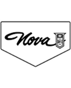 Legendary Auto Interiors Nova Floor Mat, Vinyl With Flag 1965