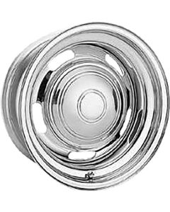 Nova Chrome Rally Wheel, 15 x 8, With 4-1/4'' Backspacing, 1967-1974
