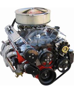 Nova And Chevy II Vintage Air Front Runner Serpentine System, Small Block, With Power Steering Pump, Black Hard Coat Pulleys And Brackets, 1962-1979