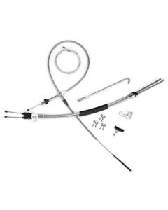Nova Parking Brake Cable Set, Steel, 1975-1979