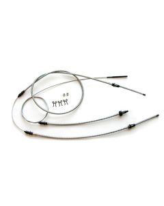 Nova Parking Brake Cable Set, Stainless Steel, 1962-1965