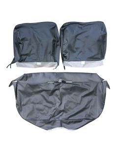 1969 Chevy Nova Legendary Auto Interiors Standard Front Bench Seat Cover, Black, Show Quality