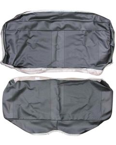 1969 Chevy Nova Legendary Auto Interiors Standard Rear Bench Seat Cover, Black, Show Quality