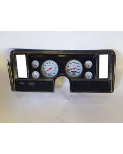 Nova Classic Dash Complete Six Gauge Panel With 5''  Autometer Gauges Phantom Electric Gauges, 1969-1976