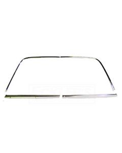 1968-1974 Chevy Nova Coupe Rear Window Molding Kit, Show Quality