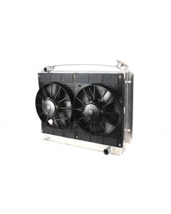 1962-1967 Chevy Nova C&R Radiator Module LS Engine With Spal Dual 11'' Fans, Small Block & Big Block