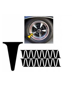 Nova - Rally II 15" Wheel Paint Stencil