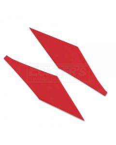 Nova And Chevy II Headliner Sail Panels, Perforated 1968-1972