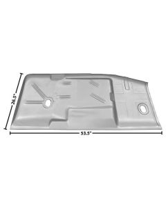 Nova Full Floor Pan, Right Hand Side, 1962-1967