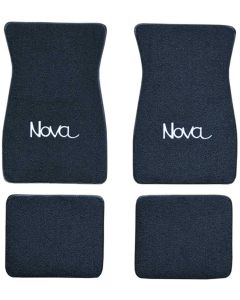 1962-1967 Chevy Nova ACC Chevrolet Nova And Carpet Floor Mat Set, Embroidered, Loop