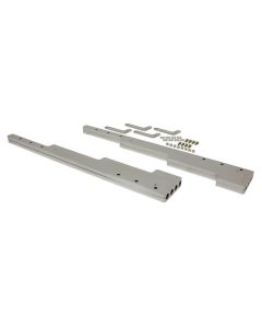 Billet Aluminum 9.5 MM Wire Loom Set, Smooth, Chrome