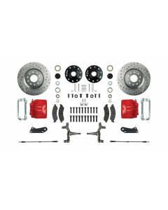 Nova - Signature Series Big Brake Front Disc Conversion, Wheel Kit With Drop Spindles, 1967-1969