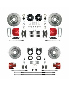 Nova - Big Brake Disc Brake Conversion, Four Wheel Kit, 1968-1974