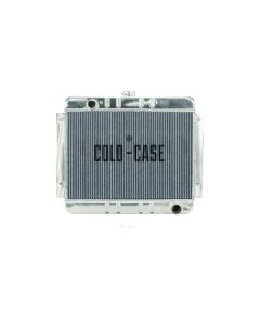Nova Cold Case Performance Aluminum Radiator, Big 2 Row, Manual Transmission, 1962-1967