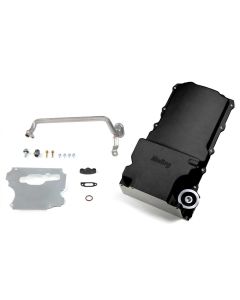 Nova- Holley LS Retrofit Oil Pan, Carbon Black Ceramic, 1962-1979