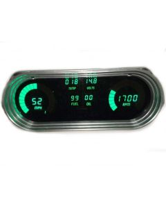 Nova - Led Digital Replacment Gauge Panel, Green, 1962-1965