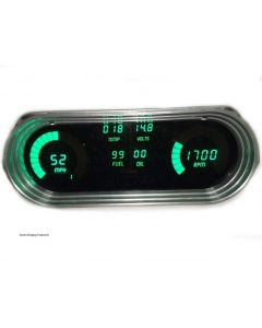 Nova - Led Digital Replacment Gauge Panel, White, 1962-1965