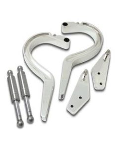 1966-1967 Nova Trunk Hinges,Billet Aluminum, Polished Finish