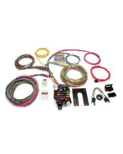 28 Circuit Classic-Plus Customizable Chassis Painless Harness,Key In Dash