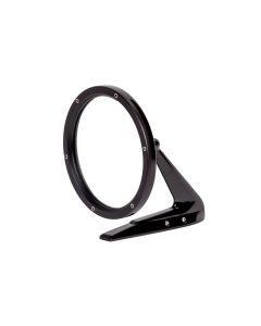 1960-74 Muscle Car Round Door Mirror Black w/Fasteners
