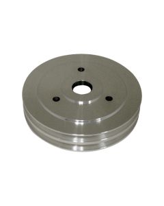 Chevy Big Block Aluminum Crankshaft Pulley, Small Water Pump, 2 Groove