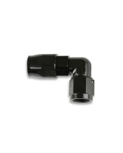 Earl's 90 Degree 6AN Hose Fitting Black Swivel Seal
