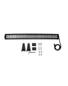 30" Long Curved Double Row LED Light Bar, Combo Spot/Flood, 180 watts, 14,400 Lumens - Chrome Outer Reflector