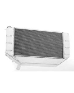 Chevy Cross-Flow Radiator, Polished Aluminum, LS1, LS2, LS3& LS6, Griffin, 1955-1957
