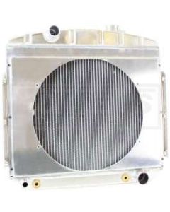 Chevy Radiator, Griffin Tri 5 Universal Fit, Bel Air, Aluminum, With Shroud, 1955-1957