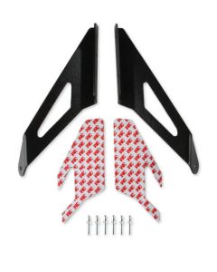 2014-2017 Upper Windshield Mounting Brackets - Silverado/Sierra 1500 Truck - Fits 50" Curved Light Bar
