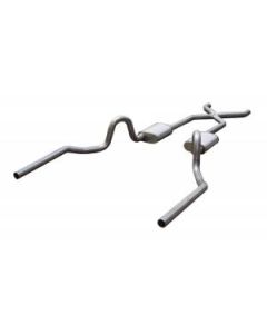 1964-1972 El Camino  Exhaust, Stainless, 2 1/2", w/ Street Pro, Pypes