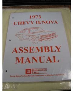 1973 Chevy II Nova Factory Assembly Manual