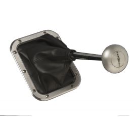 Billet Aluminum Rectangular Shifter Boot Ring, Satin Finish, With Boot ...